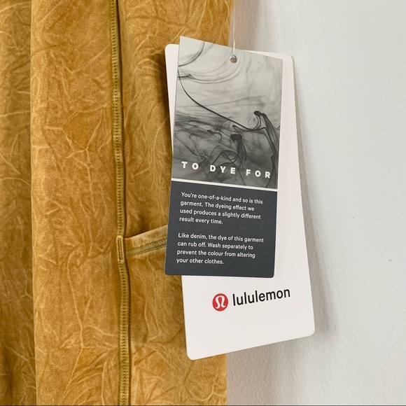 Lululemon Fast And Free High Rise Tight 25” Ice Dye Spiced Bronze Non-Reflective - Picture 5 of 7